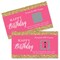 Big Dot of Happiness Chic Happy Birthday - Pink and Gold - Birthday Party Game Scratch Off Cards - 22 Count